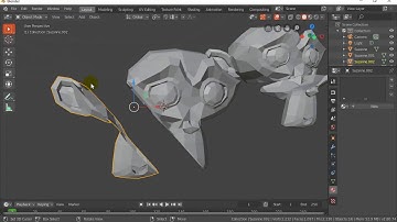 Blender Bisect Tool Split Mesh Into Two Parts Blender 2.8