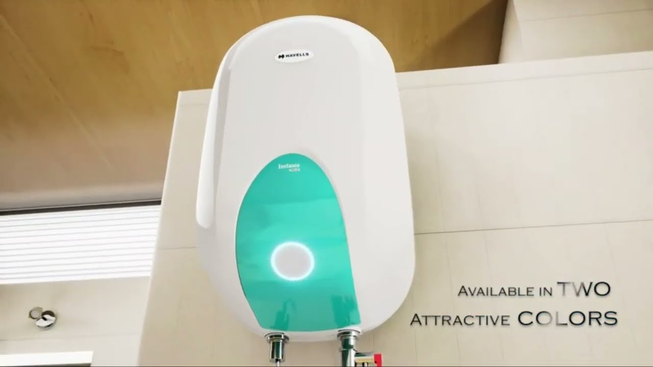 Havells Instanio Prime / Water Heater / 15 Litre Storage / (Col : White  Blue) - YouTube