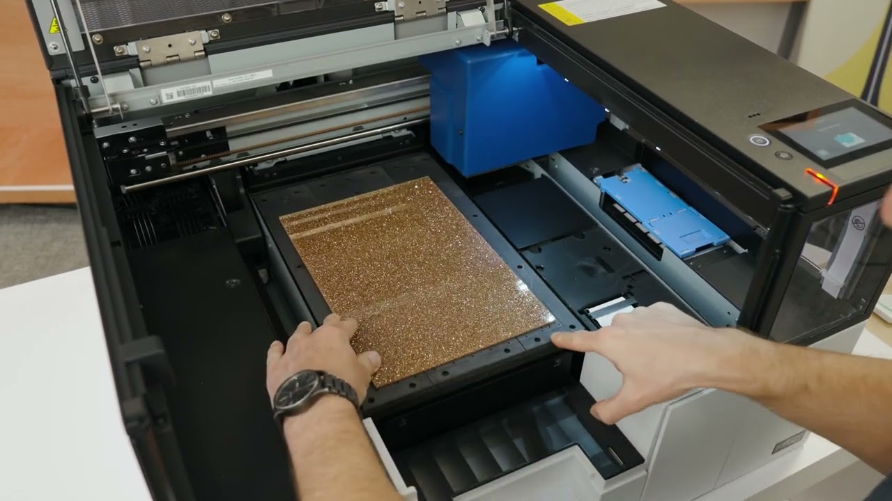 Epson SureColor V1070 UV DTF Printer | How to Manage Media - YouTube