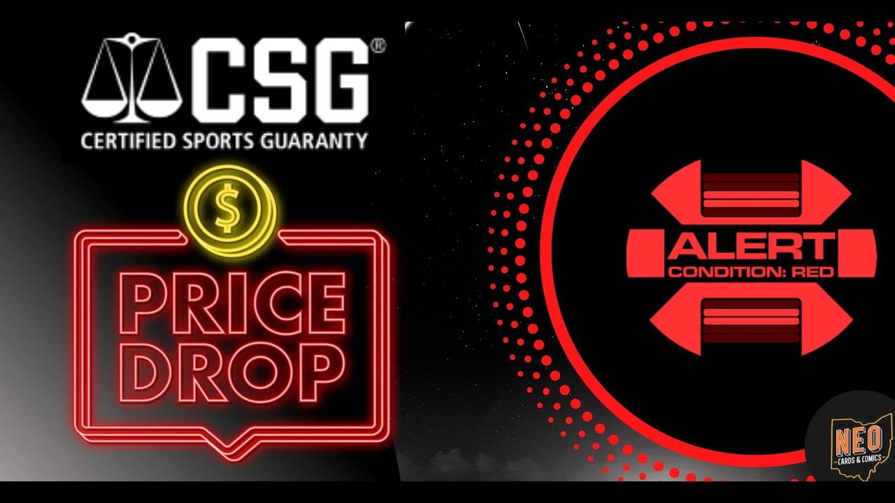 Sports Card Grading CSG price decrease for the month of October. YouTube