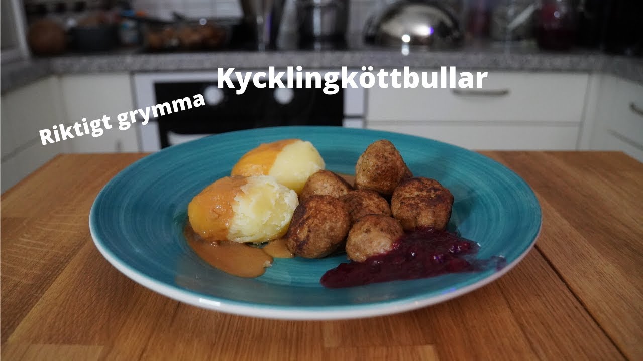 Riktigt grymma Kycklingköttbullar