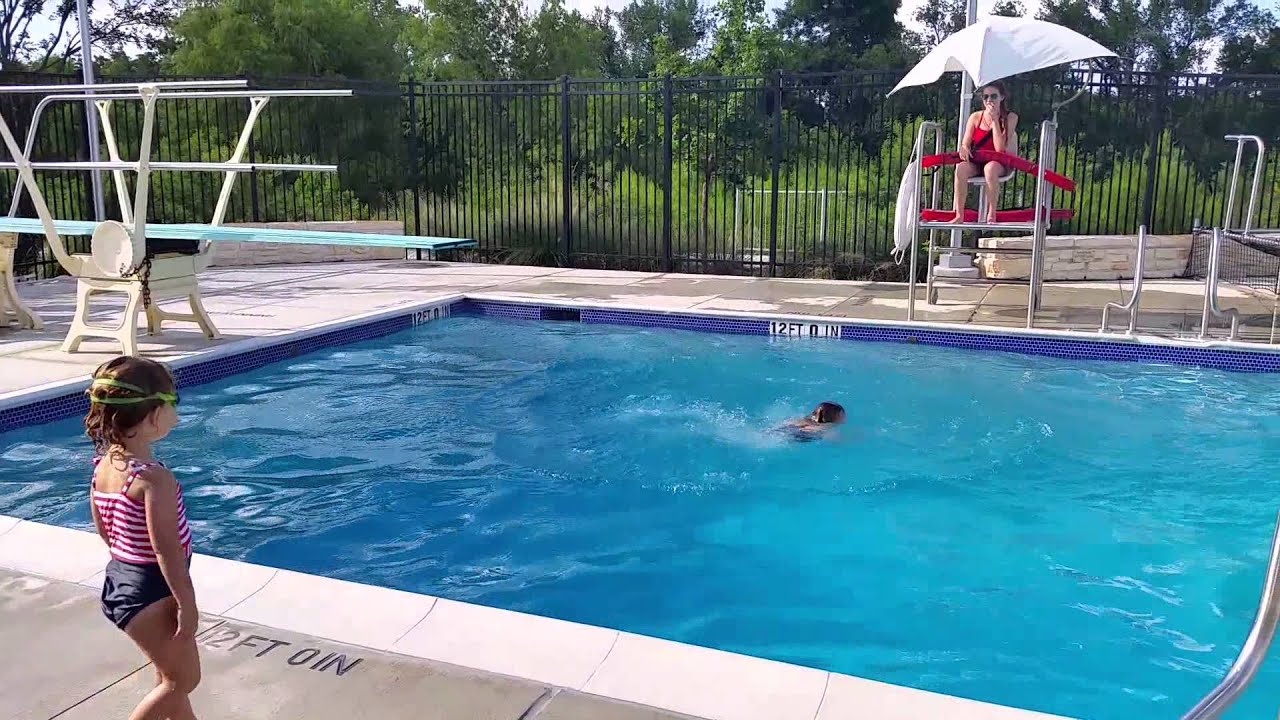 Maya's diving board front flip - YouTube