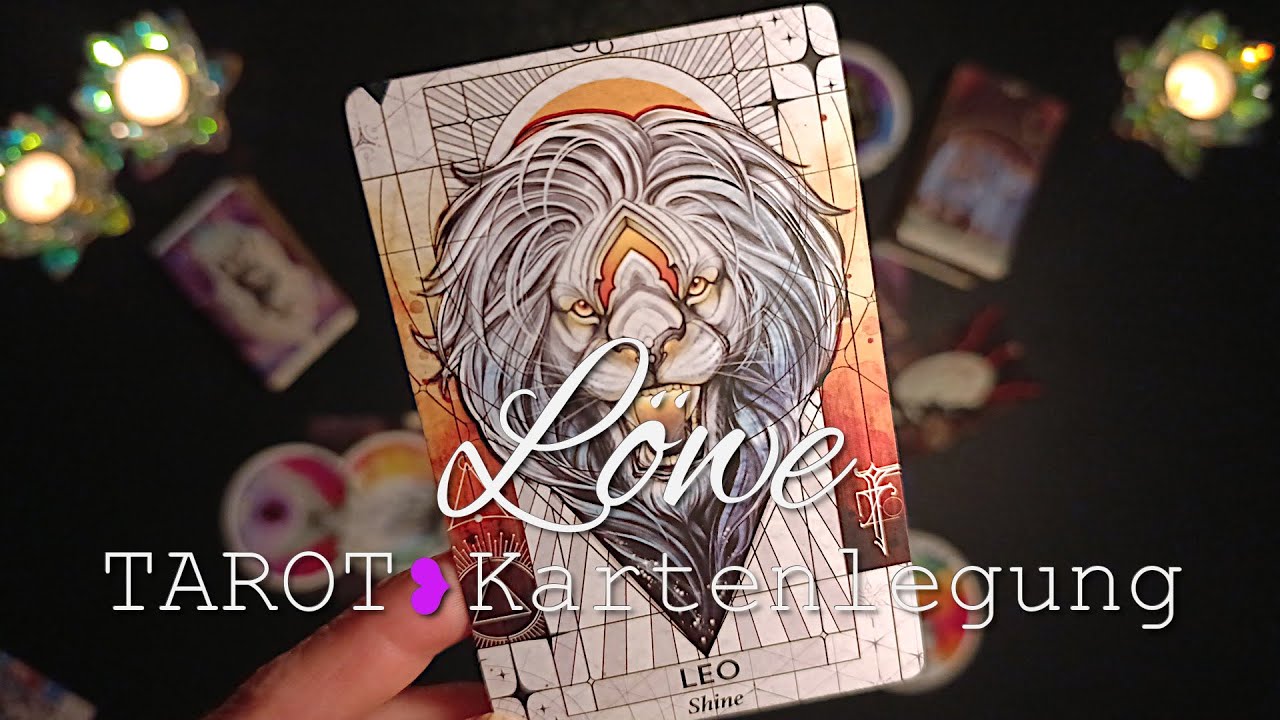 Löwe Tarot Kartenlegung ❥ wenn der Kuchen redet, haben die Krümel Pause