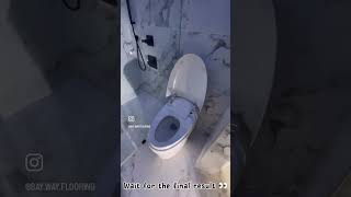 Amazing Shower Transformation 😍 | Bathroom Remodel #shorts