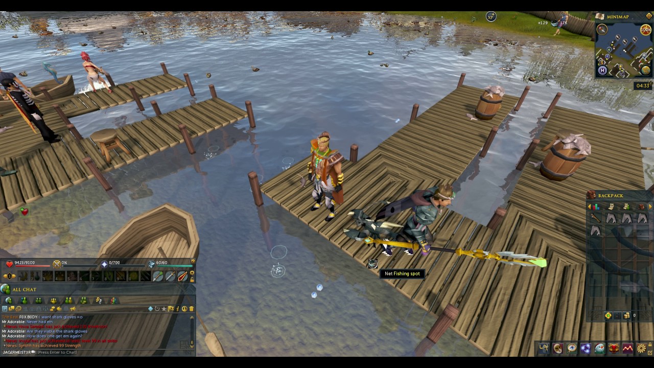 Runescape Fishing with Dwarven Fish Extractor YouTube