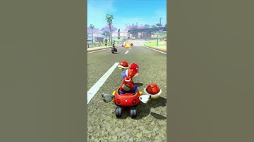 Red Shell Item Mario Mart World! 🤩 #shorts #mkw