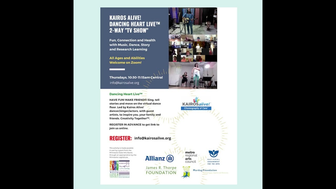 Watch Connect to Community with Kairos Alive! on YouTube Watch Connect to Community with Kairos Alive! on YouTube