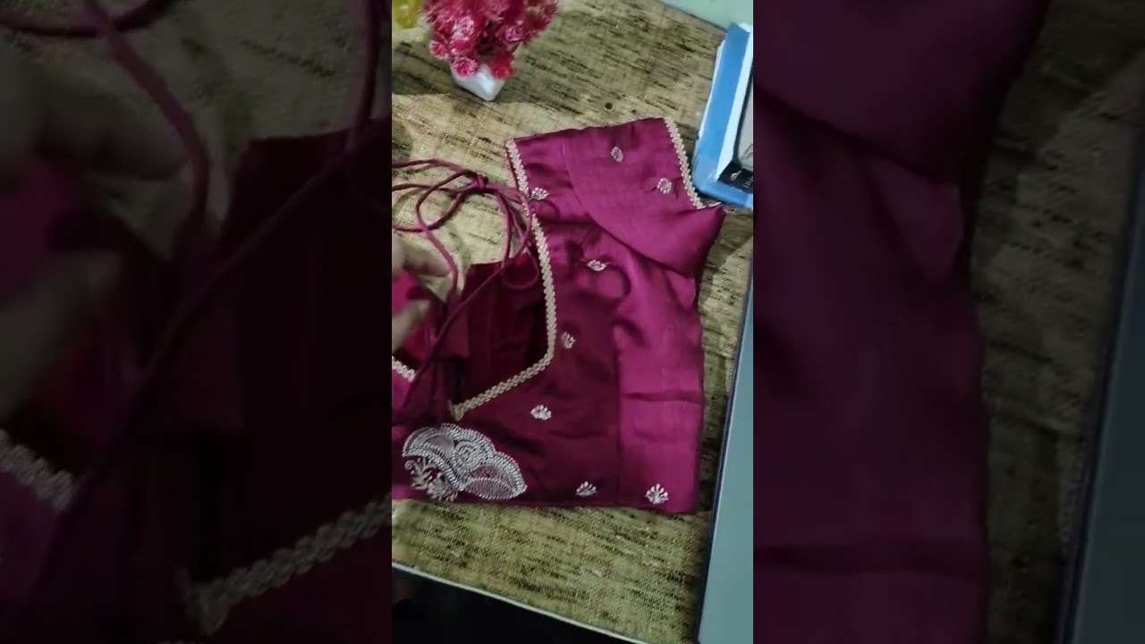 rad colour trending blouse designs neck design 👌 