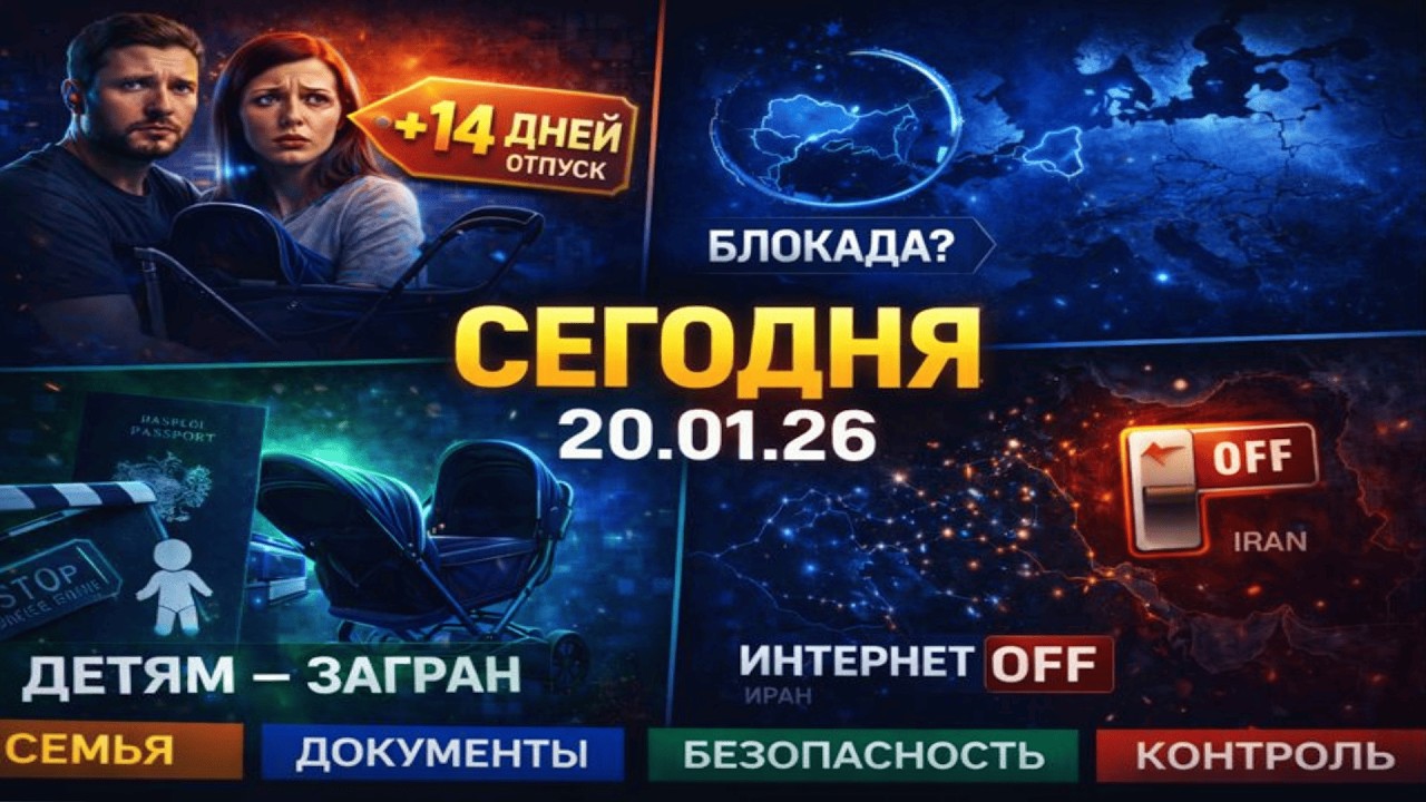 🔥 Утренний выпуск новостей 20.01.26