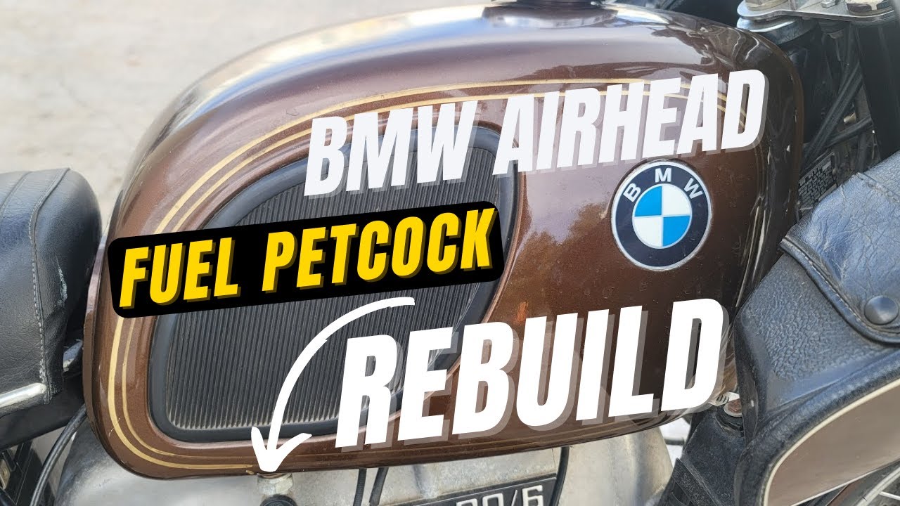 BMW Airhead R90 /6 How to Rebuild Fuel Gas Tank Petcock Valves YouTube
