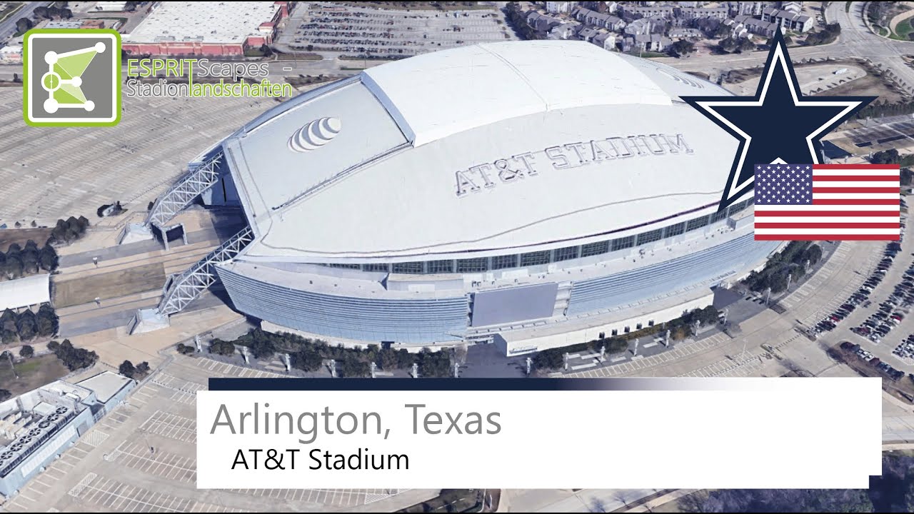 AT&T Stadium | Dallas Cowboys | Google Earth 360° Rotation - YouTube