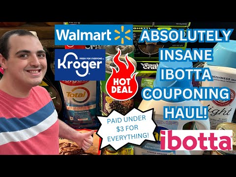 ABSOLUTELY INSANE IBOTTA COUPONING HAUL! ~PAID UNDER $3 FOR EVERYTHING!~FINISHED TWO IBOTTA BONUSES!