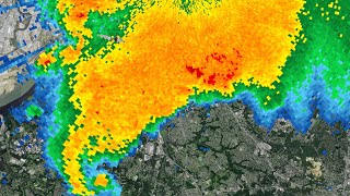 2021 TDWR Mullica Hill, New Jersey Supercell Radar Loop