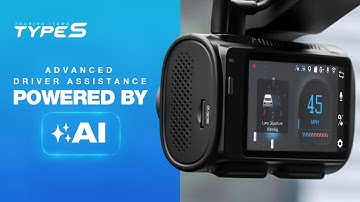 Install Your AI-Powered TYPE S Dash Cam with Advanced Driver Assistance System Built-In
