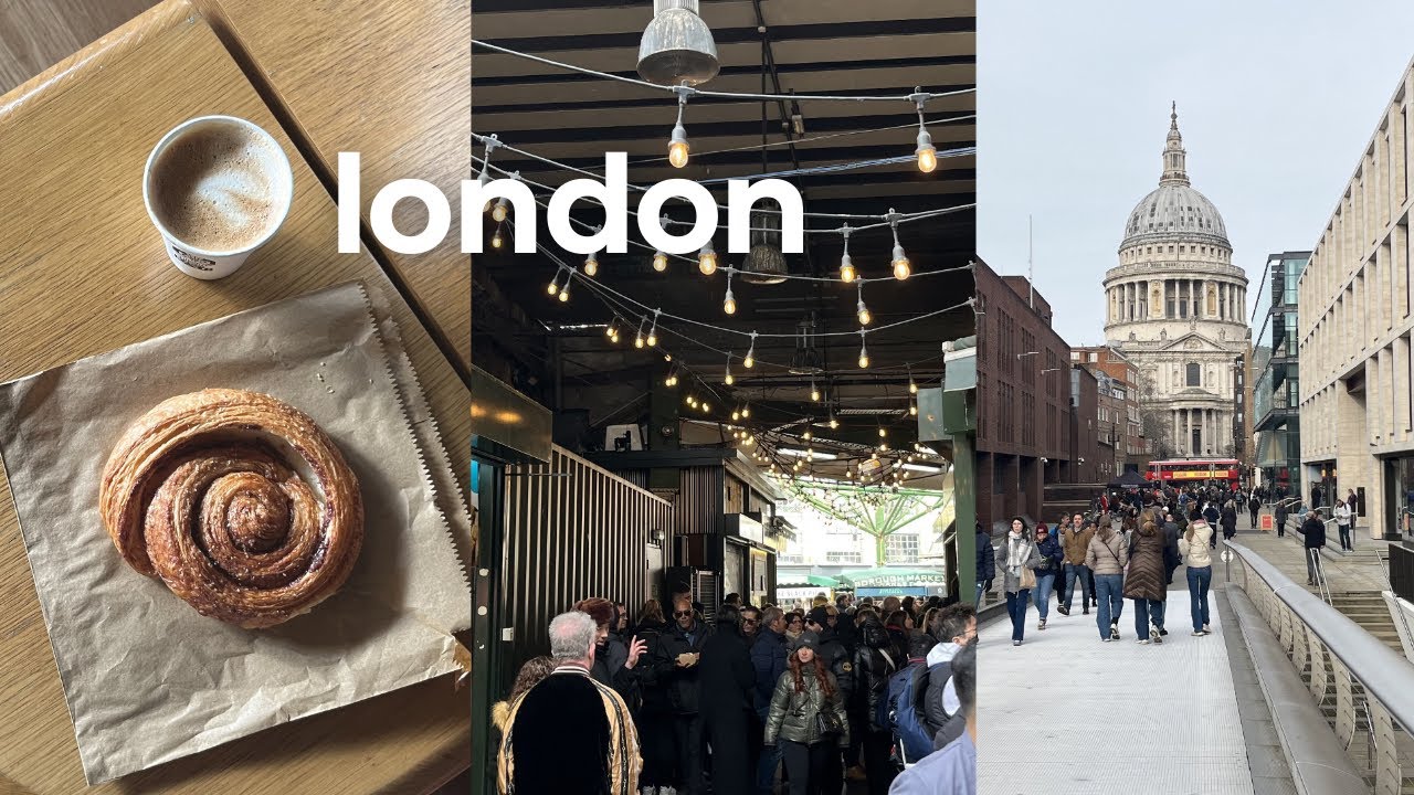 a calm day exploring london | borough market & tate modern