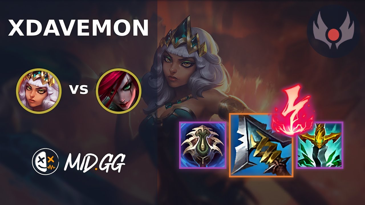 MID.GG: [ xDavemon ] Qiyana MID vs Katarina | NA GRANDMASTER | LOL Season 2025