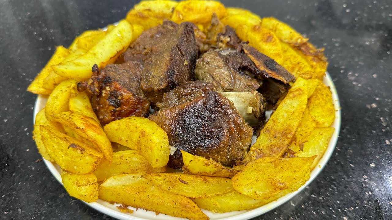 هاذ الوصفة لازم تسجليها للعيد🤔لحم في الكوكوطة طايب زبدة بدون تعب مع بطاطا في الفرن بزاف بنينة😋