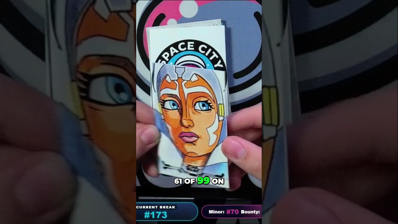 Limited Edition Ahsoka Art Card: A Collector's Dream! #shorts