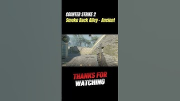 CS2 ANCIENT - SMOKE BACK ALLEY FROM RUINS  #counterstrike2 #cs2 #cs2smokes