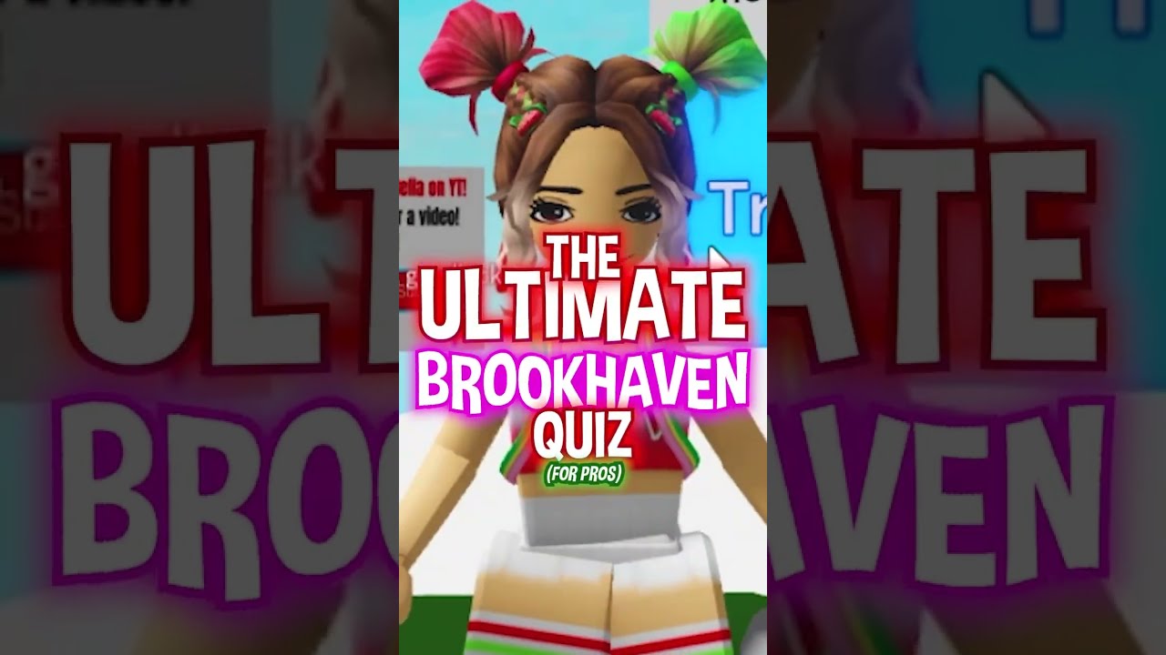 Can YOU Beat This BROOKHAVEN QUIZ..?