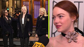 Emma Stone Reacts to Being a Member of SNL’s Five-Timers Club