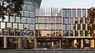 Architectural animation for the office building |3D Visualization