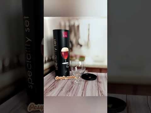 Келихи для пива в тубусі 2 шт Rona Sparkling set, видео 1