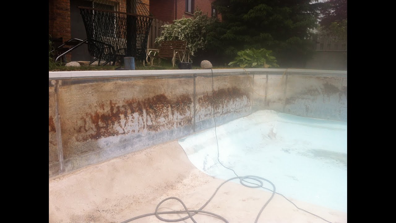 How To Fix Rust On Pool Walls? YouTube