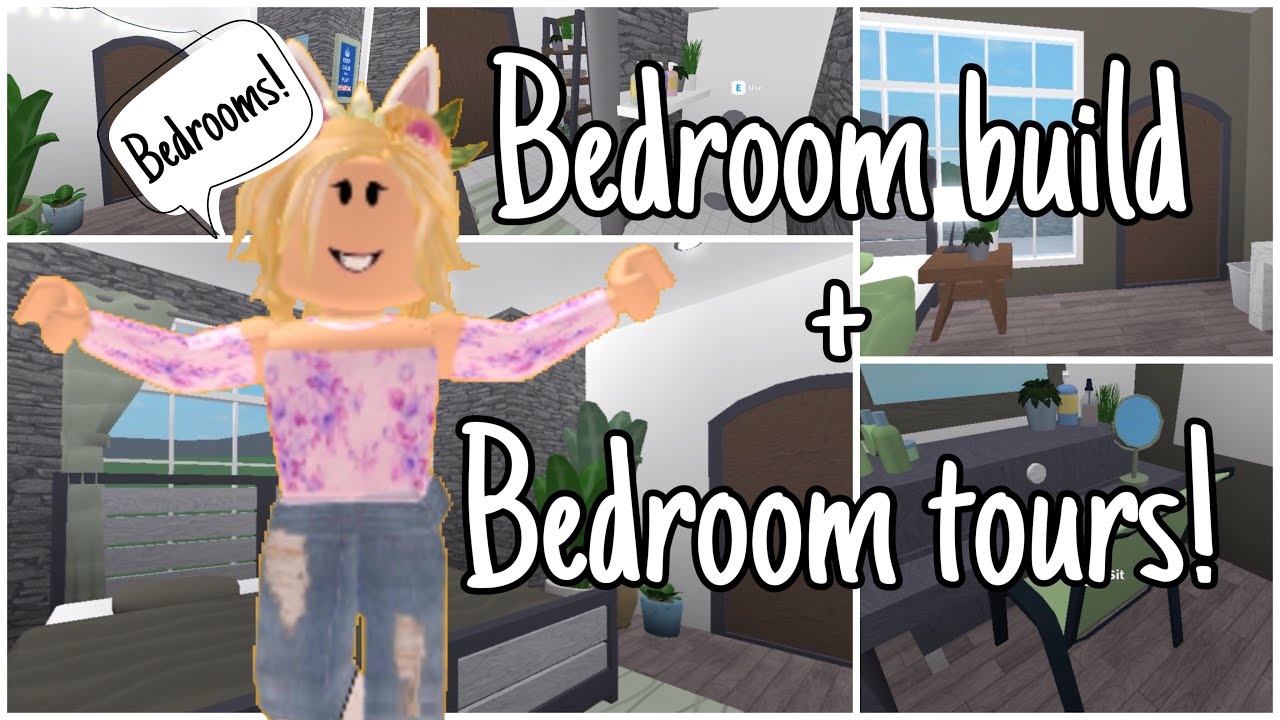 Bedroom Build + Bedroom Tours in Bloxburg | Roblox - YouTube