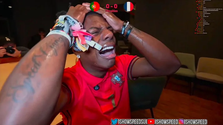 @IShowSpeed Live Reaction To Ronaldo Being Eliminated From Euro Finals