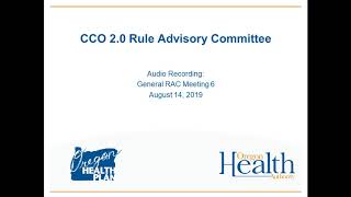 RAC 6 - Aug. 14, 2019