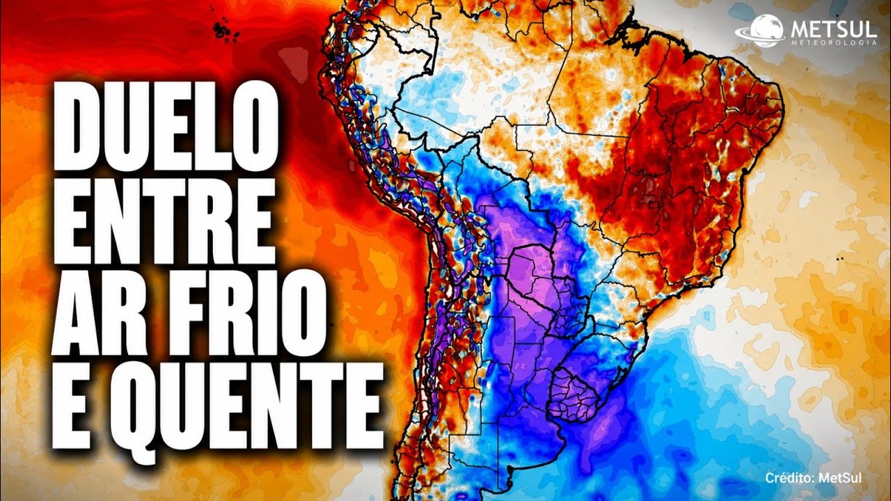 ‼️ Vem aí um grande duelo de forças na atmosfera do Brasil | METSUL