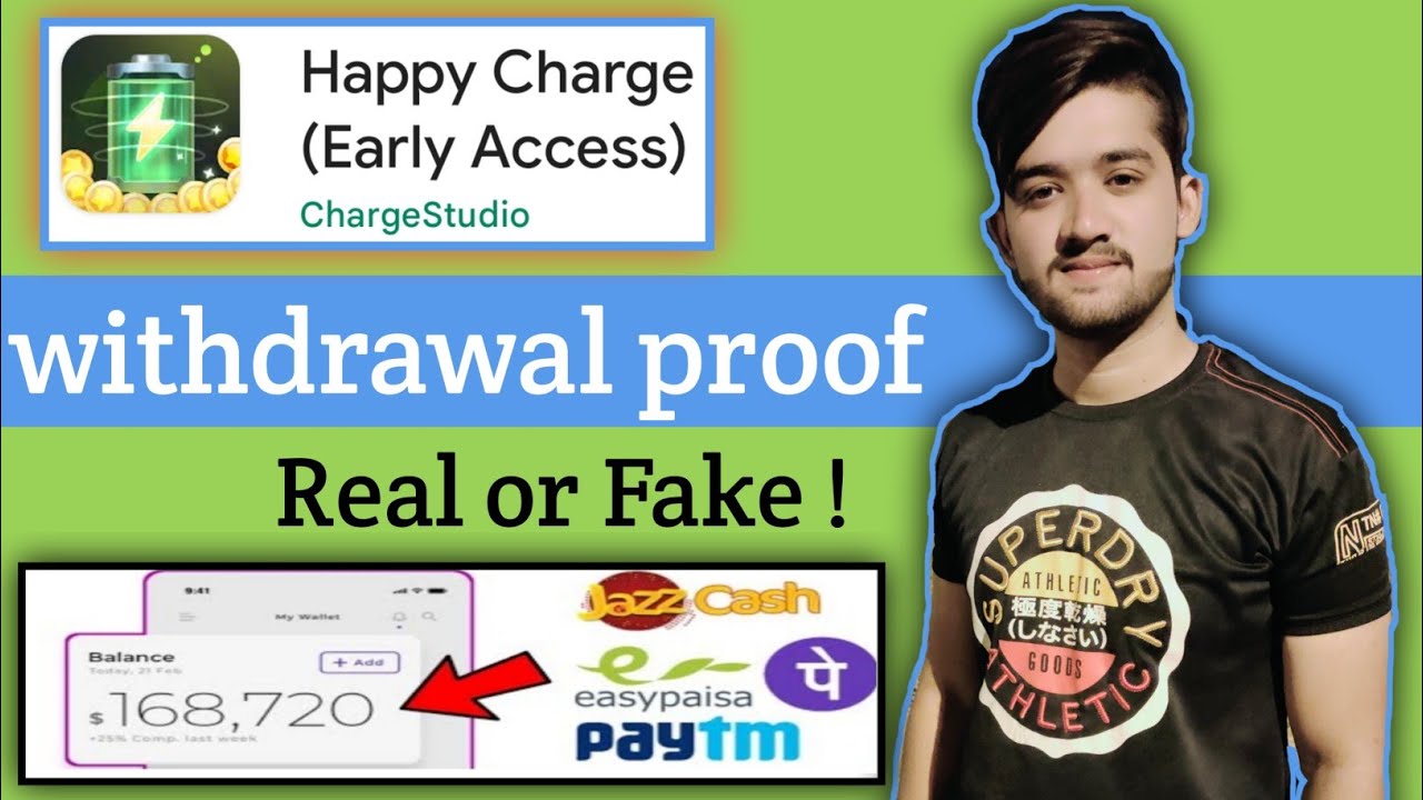 Happy Charge App real or Fake // Happy Charge App withdrawal proof // Happy Charge App review