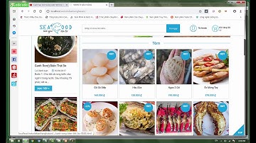 xây dựng website bán hàng- giao diện website bán hàng hải sản từ A tới Z - phần 4
