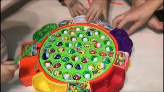 LET'S GO FISHING GAME Opening Toys Family Fun Activity for Kids Learn Colors | Игрушки для рыбалки