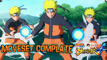 NARUTO SHIPPUDEN: Ultimate Ninja STORM 4 - Sage Naruto Complate Moveset With Command List
