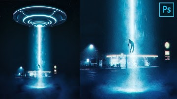 UFO Abduction! - Photo manipulation tutorial