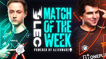 Alienware Match of the Week: G2 vs FNATIC | 2021 LEC Spring Week 6