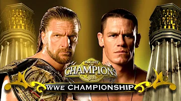 Story of Triple H vs. John Cena | Night Of Champions 2008
