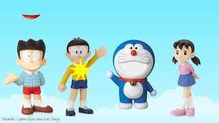 Learn Colors Doraemon Mouth Trolls Nobita Xuka Xeko Finger Family Nursery Rhymes
