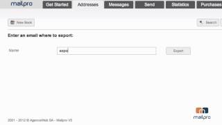 Export An Address Book - Mailpro V5 Training