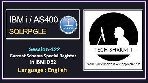 Current schema Special register in db2 sql | SQLRPGLE | ibmi training | sqlrpgle as400 | ibmi db2 |