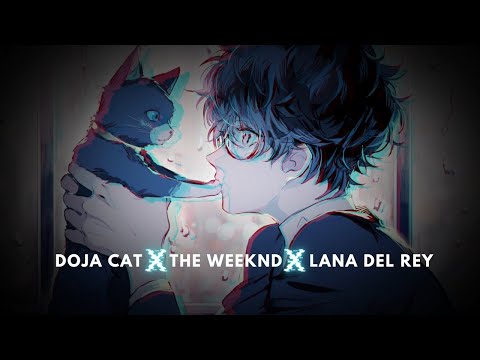 Doja Cat X The Weeknd X Lana Del Rey Streets One Of The Girls White Mustang