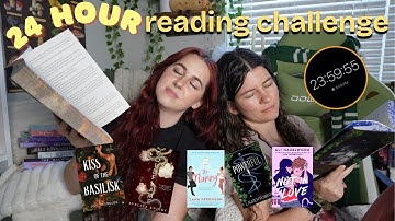 How much can we read in 24 hours? 💤📖 24 hour reading challenge