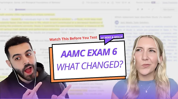 AAMC Exam 6 Breakdown: How the MCAT Is Changing for 2025–2026