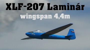 XLF-207 Laminar Reichard | 4,4m scale RC glider | 4K | Rokytnice 2023
