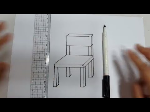 how to draw chair