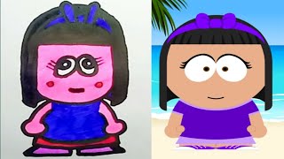 How to Draw Stacy Hirano | Phineas and Ferb for kids.