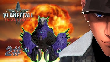Age of Wonders Planetfall - Invasions Godzilla PUNCH! - Mission 1 Part 2| Let