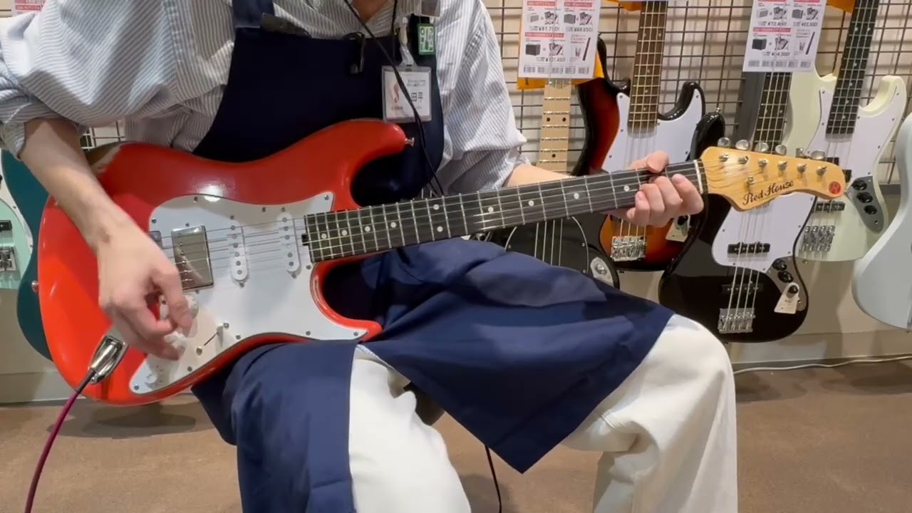 試奏動画】Red House Piccola S/SSH Heavy Fiesta Red - YouTube
